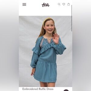 Tea Collection Blue Kids Dress